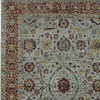 2' x 3' Blue Red Green and Gold Oriental Power Loom Stain Resistant Area Rug