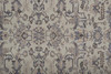 2' x 3' Ivory and Gray Wool Floral Tufted Handmade Stain Resistant Area Rug
