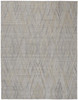 2' x 3' Gray & Ivory Abstract Hand Woven Area Rug