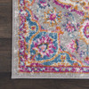 2' x 3' Pink and Gray Power Loom Area Rug
