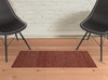 2' x 3' Red Gold and Blue Geometric Power Loom Stain Resistant Area Rug