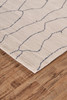 2' x 3' Ivory & Gray Abstract Hand Woven Area Rug