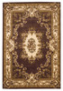 2' x 3' Polypropylene Plum or Ivory Area Rug