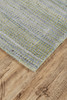 2' x 3' Green Blue and Tan Ombre Hand Woven Area Rug