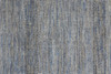 2' x 3' Silver Striped Wool Hand Knotted Area Rug