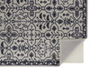 2' x 3' Taupe and Gray Wool Floral Tufted Handmade Stain Resistant Area Rug