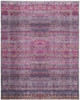 2' x 3' Pink and Purple Floral Power Loom Area Rug