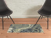 2' x 3' Blue Sage Green Grey Beige and Light Blue Abstract Power Loom Area Rug