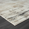 2' x 3' Gray Abstract Distressed Rectangle Area Rug