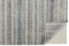 2' x 3' Gray Blue and Green Abstract Hand Woven Area Rug