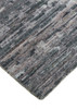 2' x 3' Blue and Gray Wool Abstract Hand Knotted Area Rug