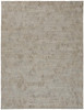 2' x 3' Gray and Taupe Abstract Hand Woven Area Rug