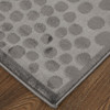 2' x 3' Gray Silver and Ivory Abstract Stain Resistant Area Rug