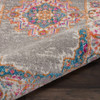 2' x 3' Gray Power Loom Area Rug