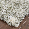 2' x 3' Gray and Ivory Distressed Abstract Scatter Rug