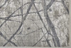 2' x 3' Taupe Gray and Ivory Abstract Stain Resistant Area Rug