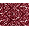 2' x 3' Red and White Ikat Tufted Washable Non Skid Area Rug