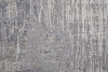 2' x 3' Taupe Tan and Blue Abstract Power Loom Distressed Stain Resistant Area Rug