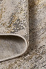 2' x 3' Gold Gray and Ivory Abstract Stain Resistant Area Rug