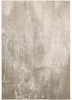 2' x 3' Ivory Gray and Gold Abstract Stain Resistant Area Rug