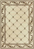 2' x 3' Polypropylene Ivory Accent Rug