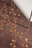 2' x 3' Brown Floral Power Loom Area Rug