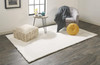 2' x 3' White Shag Area Rug