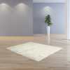 24" x 36" Off White Faux Rectangular Area Rug