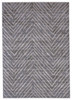 2' x 3' Gray Abstract Stain Resistant Area Rug