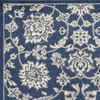 2' x 4' Denim Floral UV Treated Accent Rug