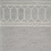 2' x 4' Wool Grey Area Rug