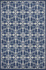 2' x 4' Denim Classical UV Treated Accent Rug
