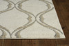 2' x 4' Sand Wavy Line Pattern Accent Rug