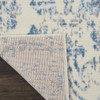 2' x 4' Cream Damask Power Loom Area Rug