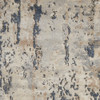 2' x 4' Beige and Grey Abstract Power Loom Non Skid Polypropylene Area Rug