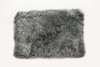 2' x 5' Gray Natural Rectangular Sheepskin Area Rug