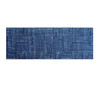2' x 6' Navy Blue Striped Washable Runner Rug with UV Protection