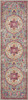 2' x 6' Pink and Gray Power Loom Runner Rug