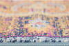 2' x 6' Rustic Orange Medallion Area Rug