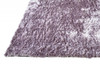 2' x 6' Purple Shag Tufted Handmade Runner Rug