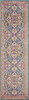2' x 6' Teal Blue Power Loom Runner Rug