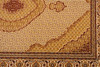 2' x 8' Cream Oriental Power Loom Stain Resistant Area Rug