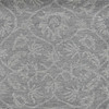 2' x 8' Grey Hand Tufted Space Dyed Floral Ogee Indoor Runner Rug