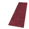 2' x 8' Red Plain Runner Rug