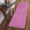 2' x 8' Hot Pink Plain Runner Rug