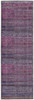 2' x 8' Pink and Purple Floral Power Loom Runner Rug