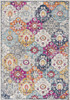 2' x 8' Rust Floral Dhurrie Runner Rug