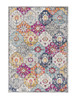 2' x 8' Rust Floral Dhurrie Runner Rug