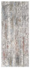 2' x 8' Gray Abstract Pattern Runner Rug