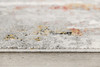 2' x 8' Gray Abstract Pattern Runner Rug